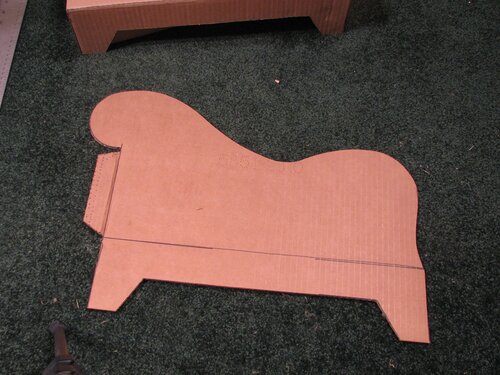 Back panel - drawn freehand