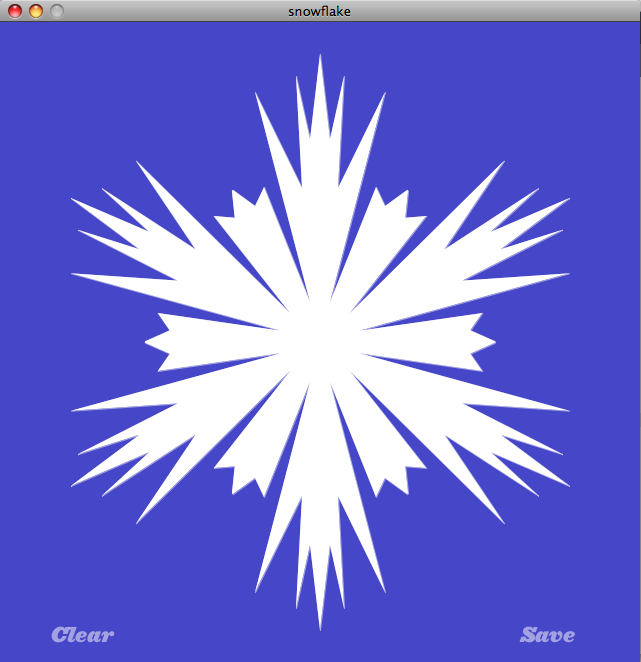 Snowflake generator