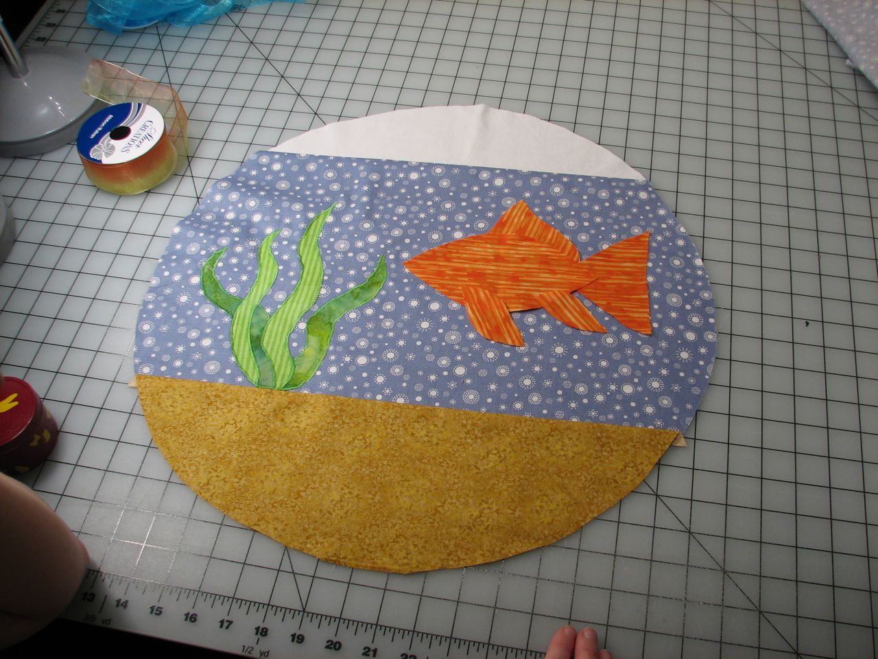 Fishbowl cat quilt14