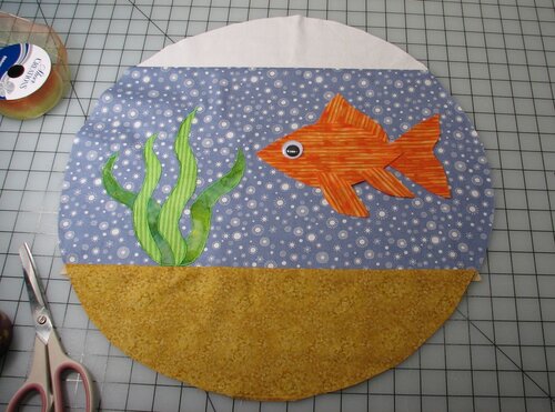 Fishbowl cat quilt15