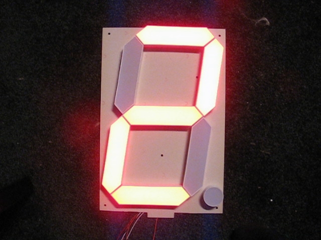 Single-digit clock demo