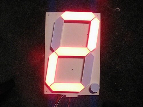 Single-digit clock demo