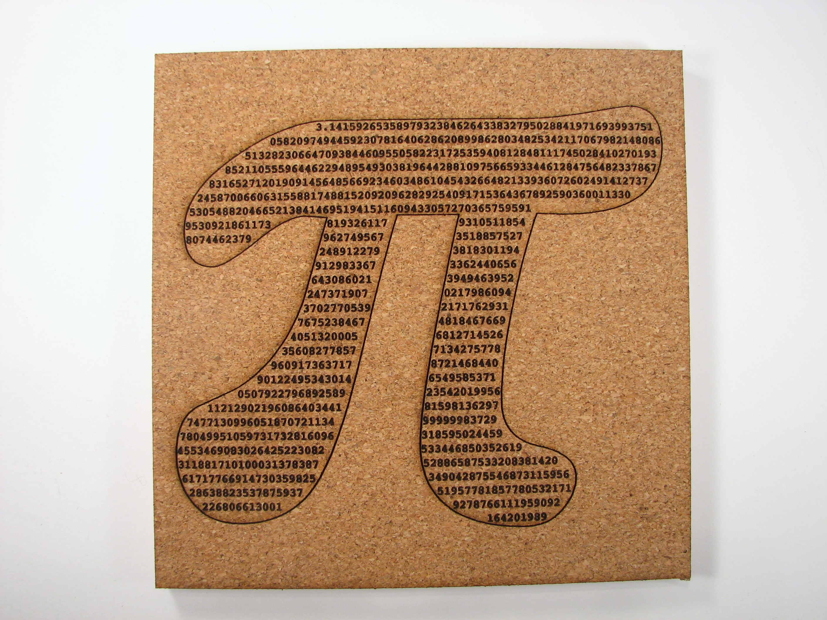 Pi (squared) trivet - 8