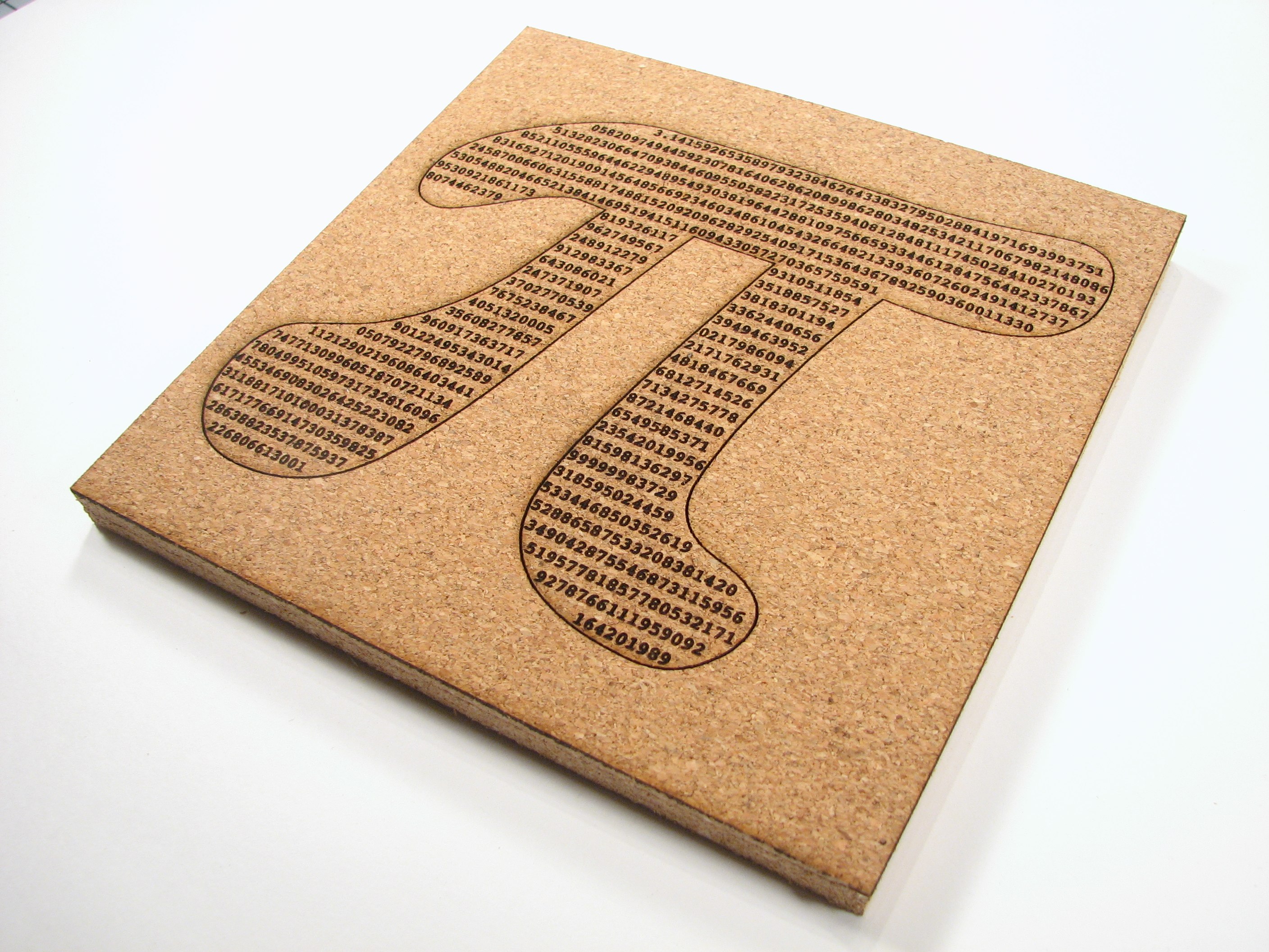 Pi (squared) trivet - 9