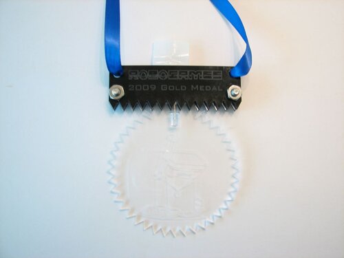 RoboGames Award Prototype (with rack)