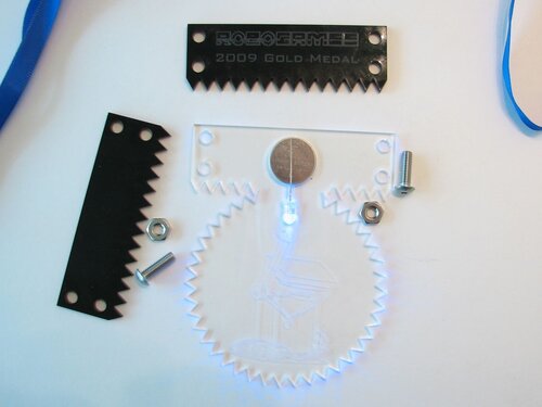 RoboGames Award Prototype (with rack)