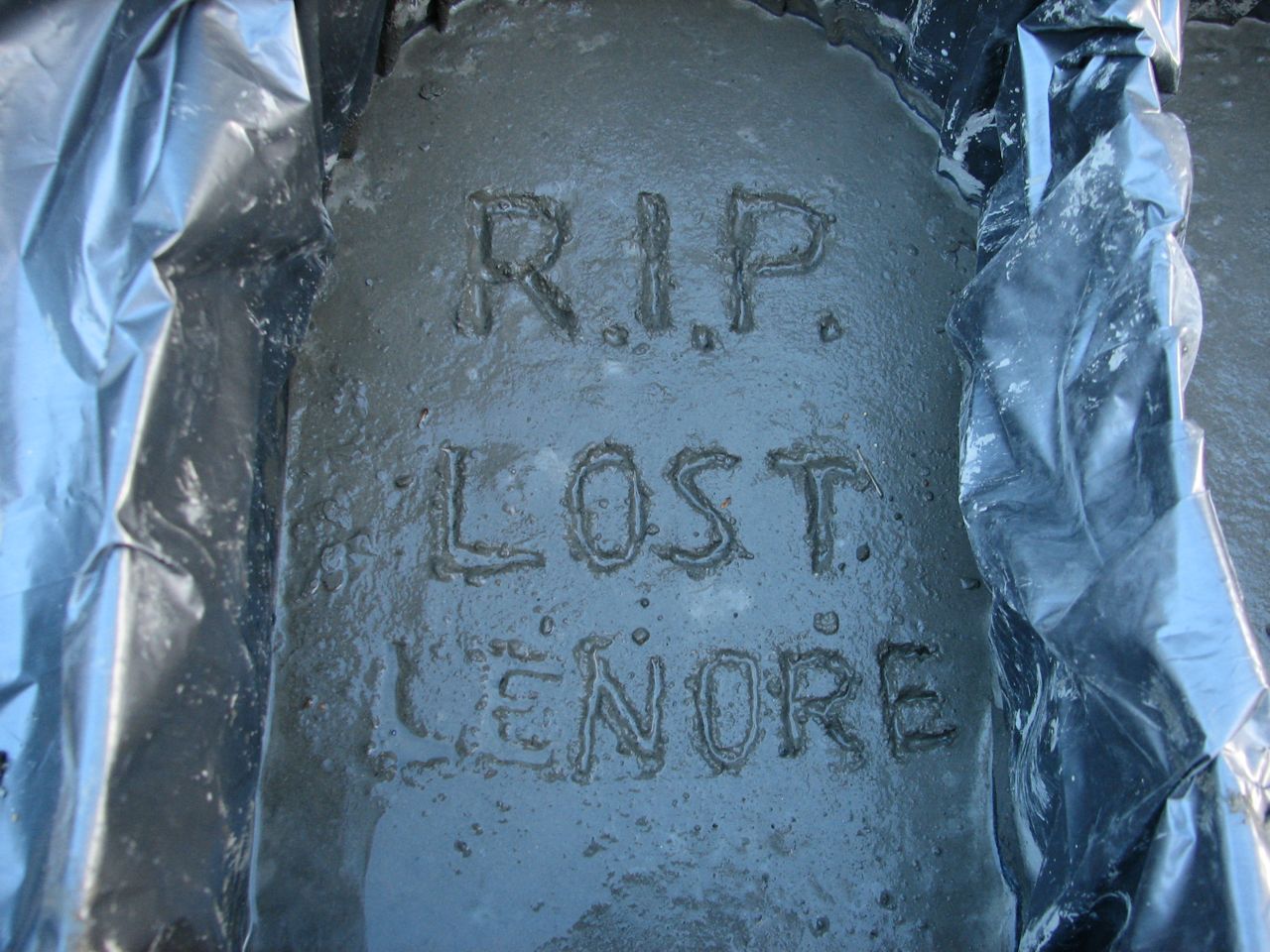 R.I.P. Lost Lenore (wet)