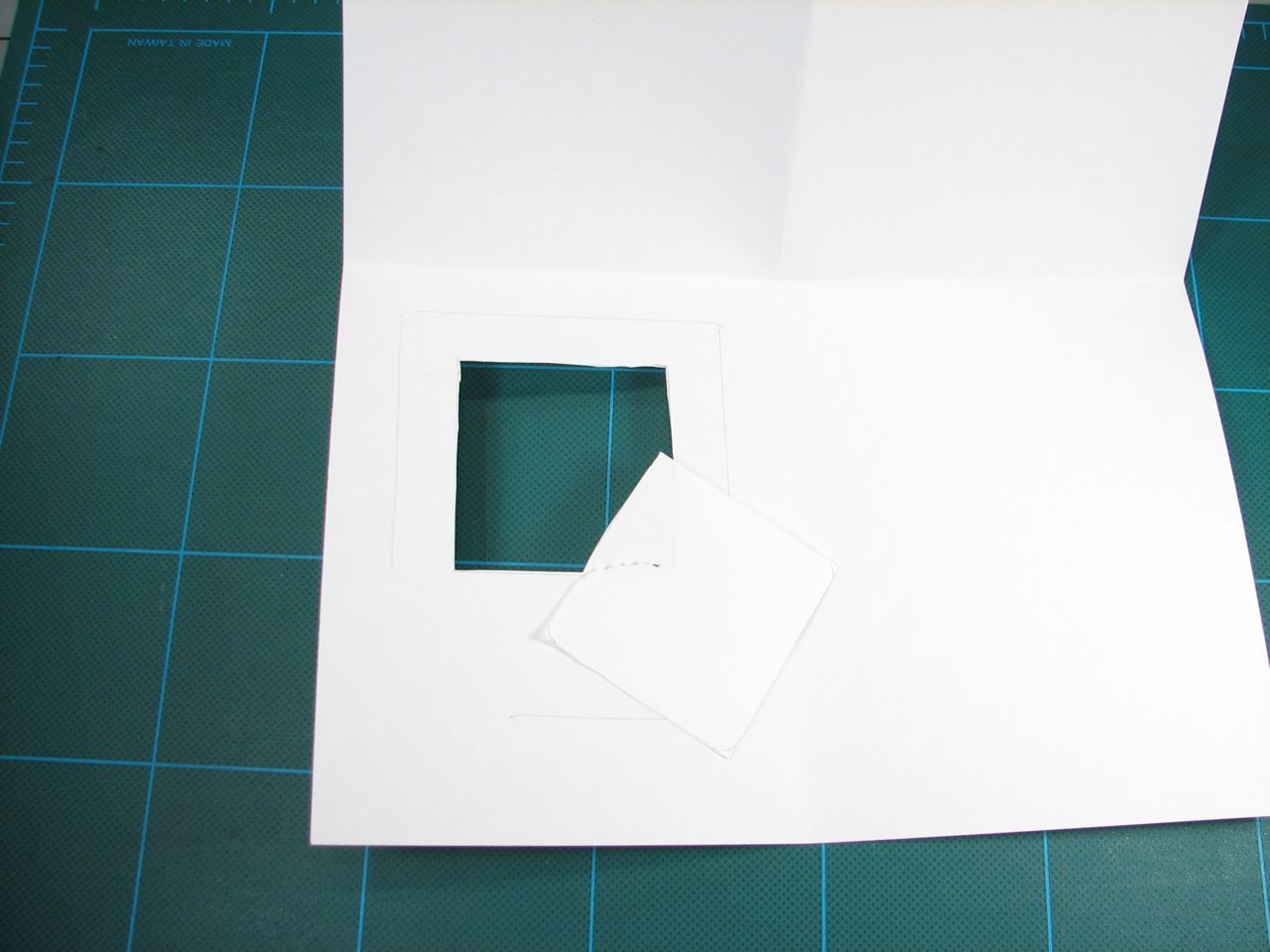 window with leftover piece