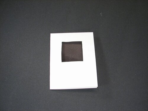 card (off) on black background