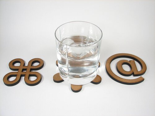 MDF coasters