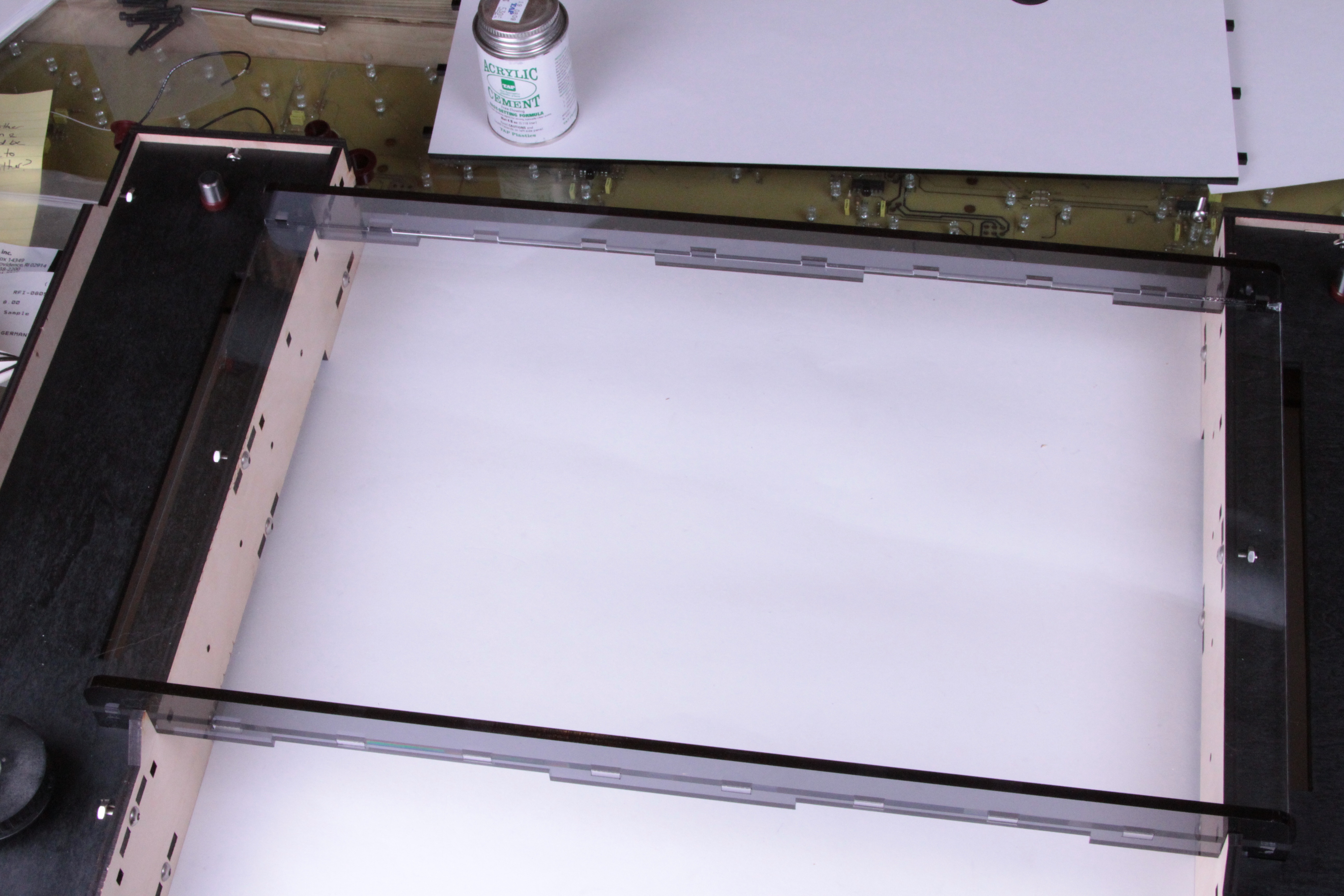 Clear playfield in place