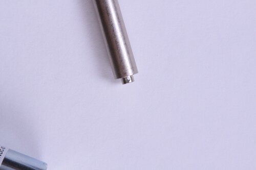 Plunger with drilled hole