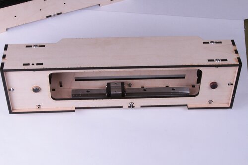 Linear slide in place