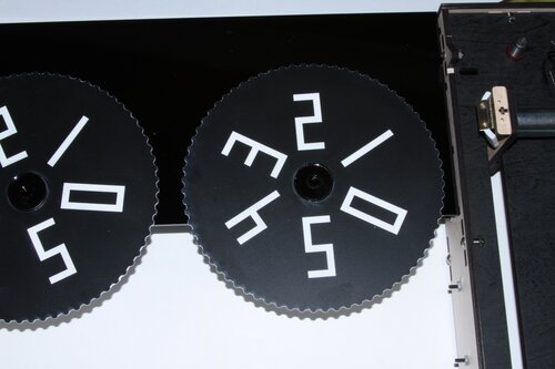 Score wheels on their bearings