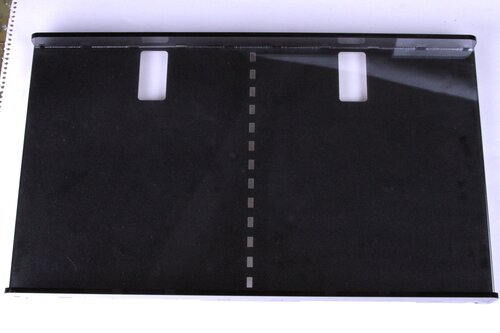 Playfield with black paper below