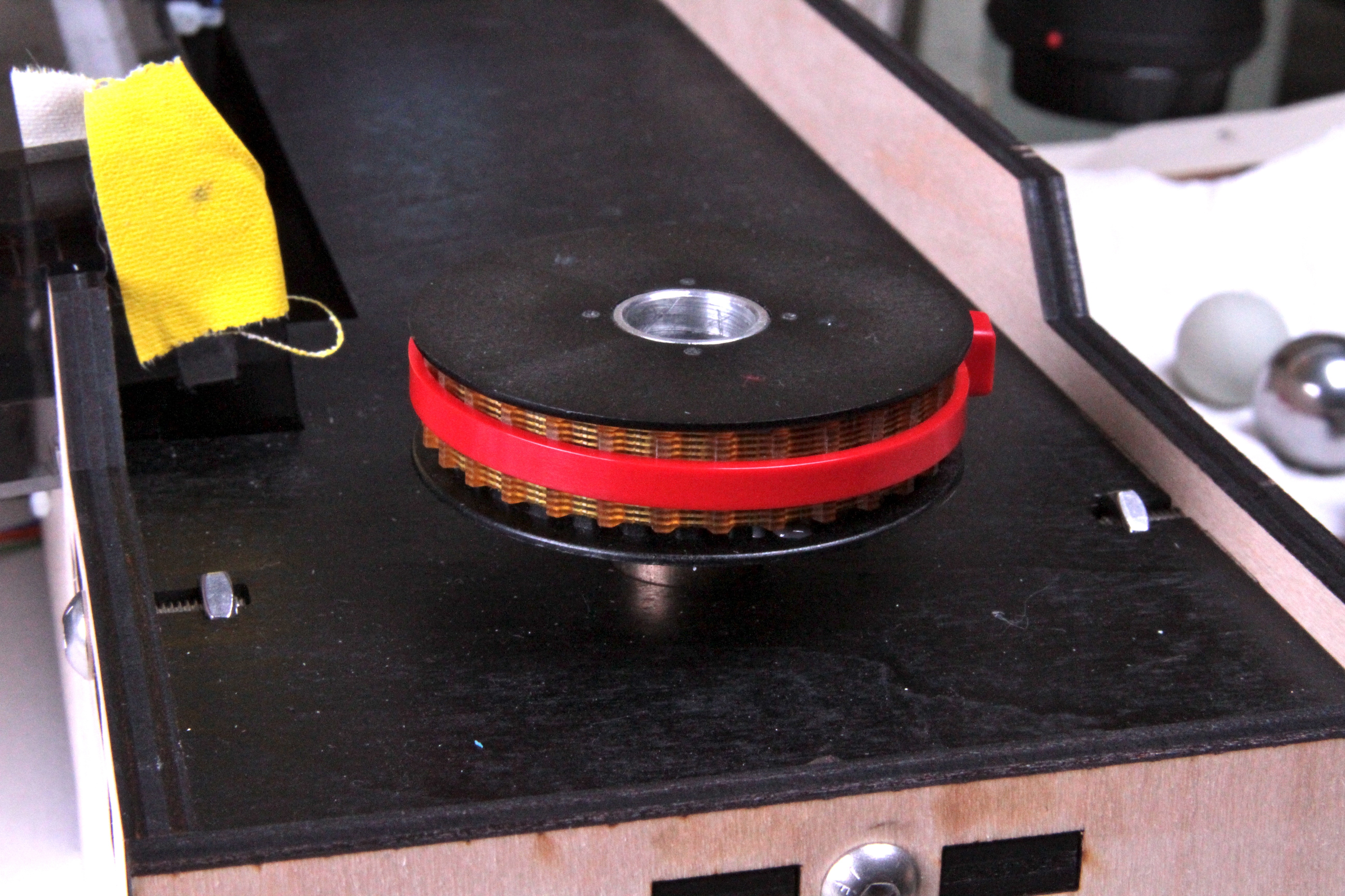 Cable tie: A good fixture while the epoxy cures