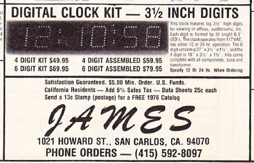 Jameco (page 1), detail