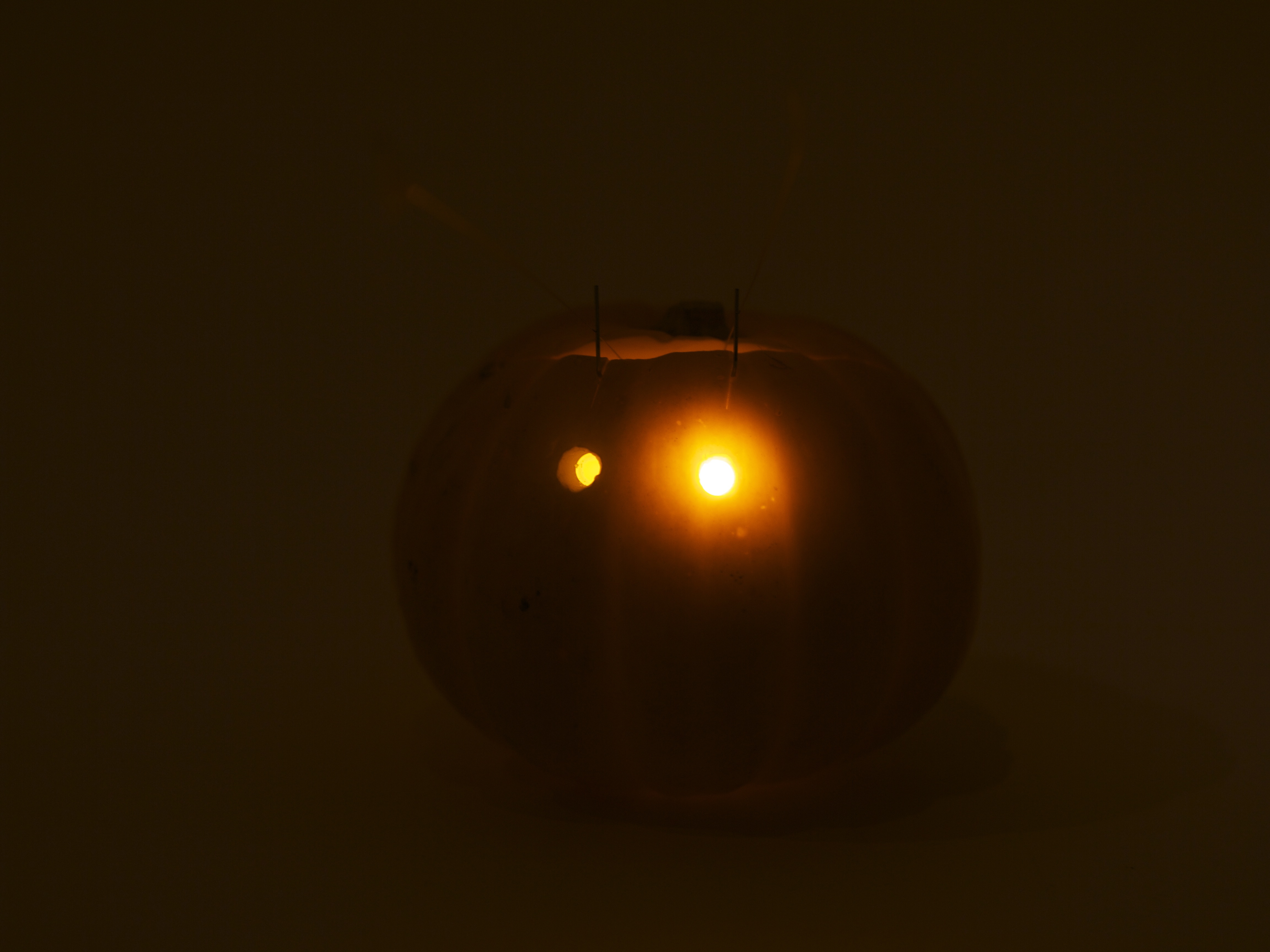 Blinky-o-lantern in the dark