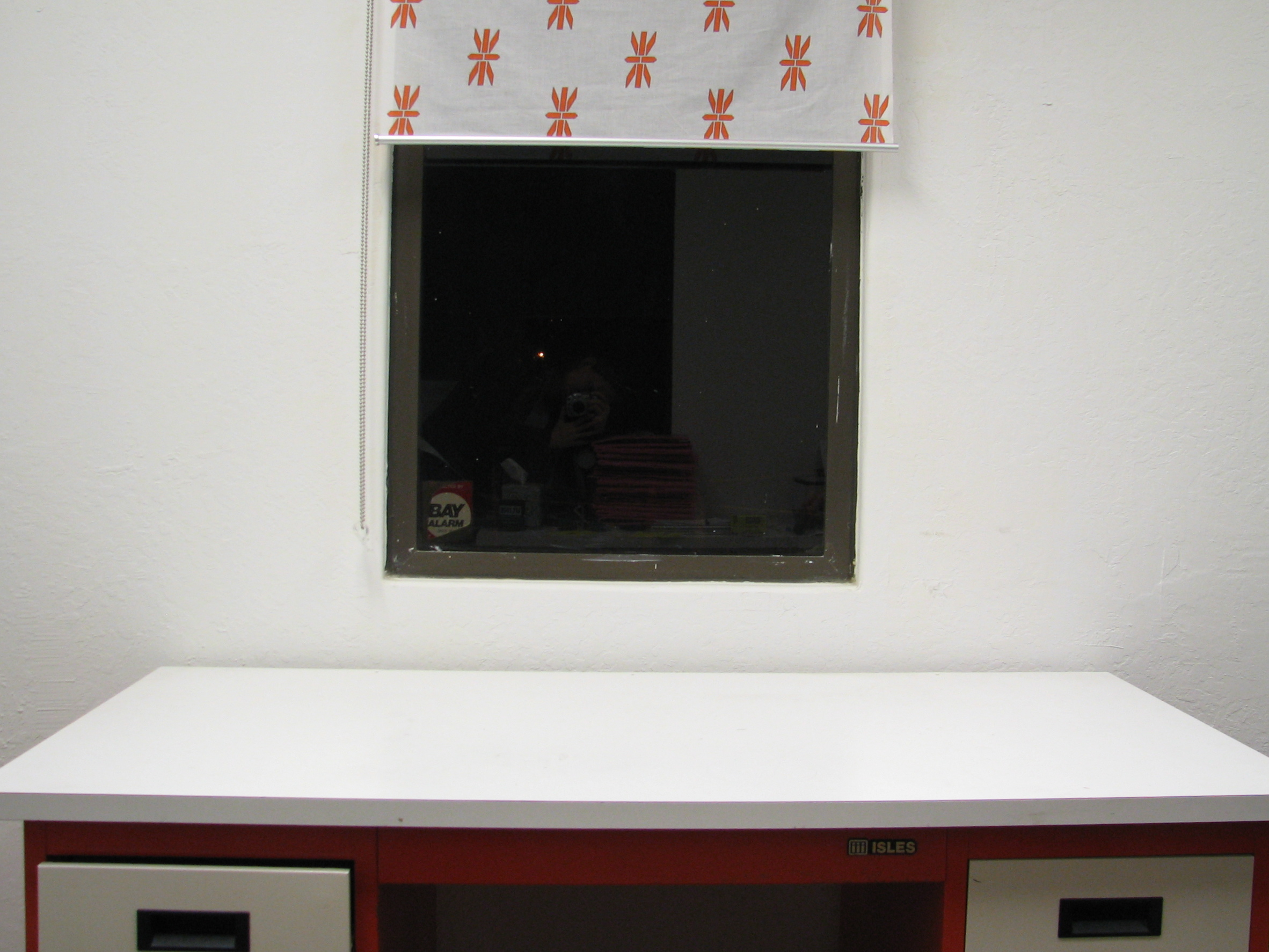 Evil Curtains open at night