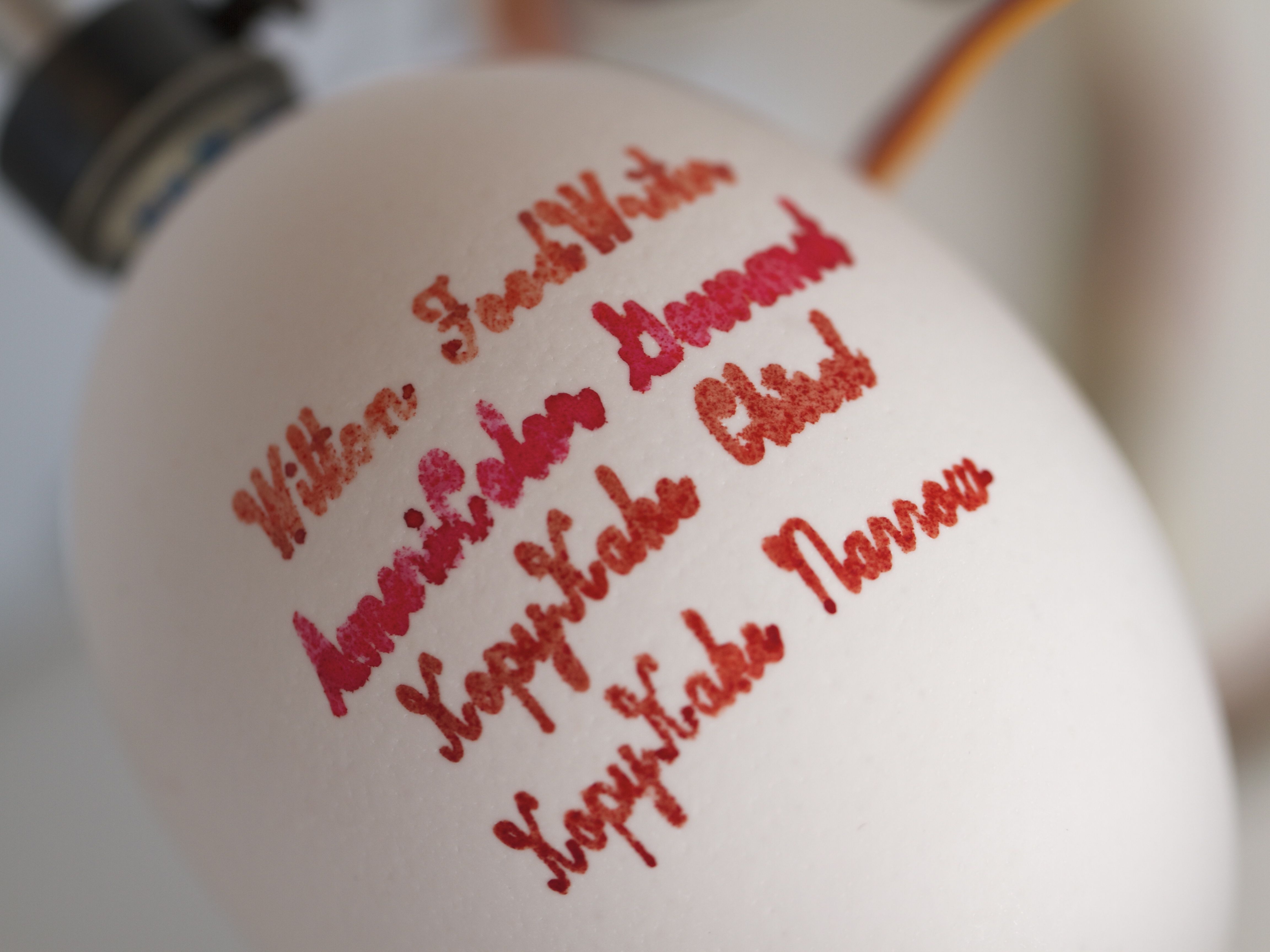 Red comparison, small text