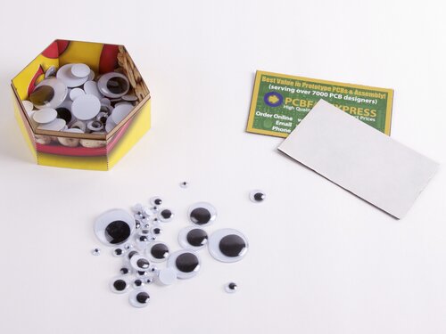 Magnetic Googly Eyes: Supplies