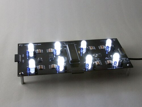 Octolively, with diffused-lens white LEDs