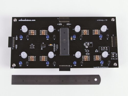 Octolively: single unit, with ruler