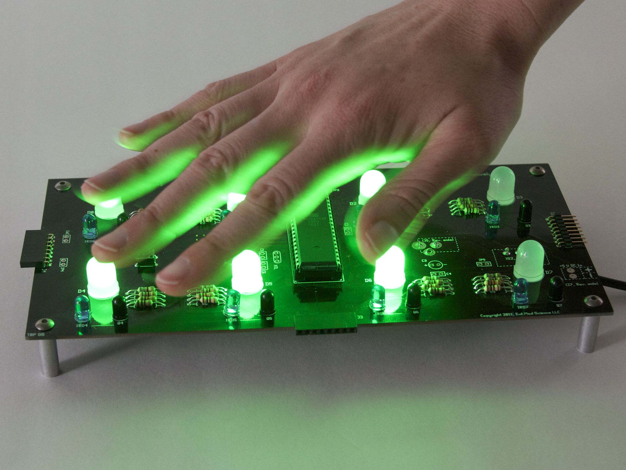 Octolively, with green LEDs-2