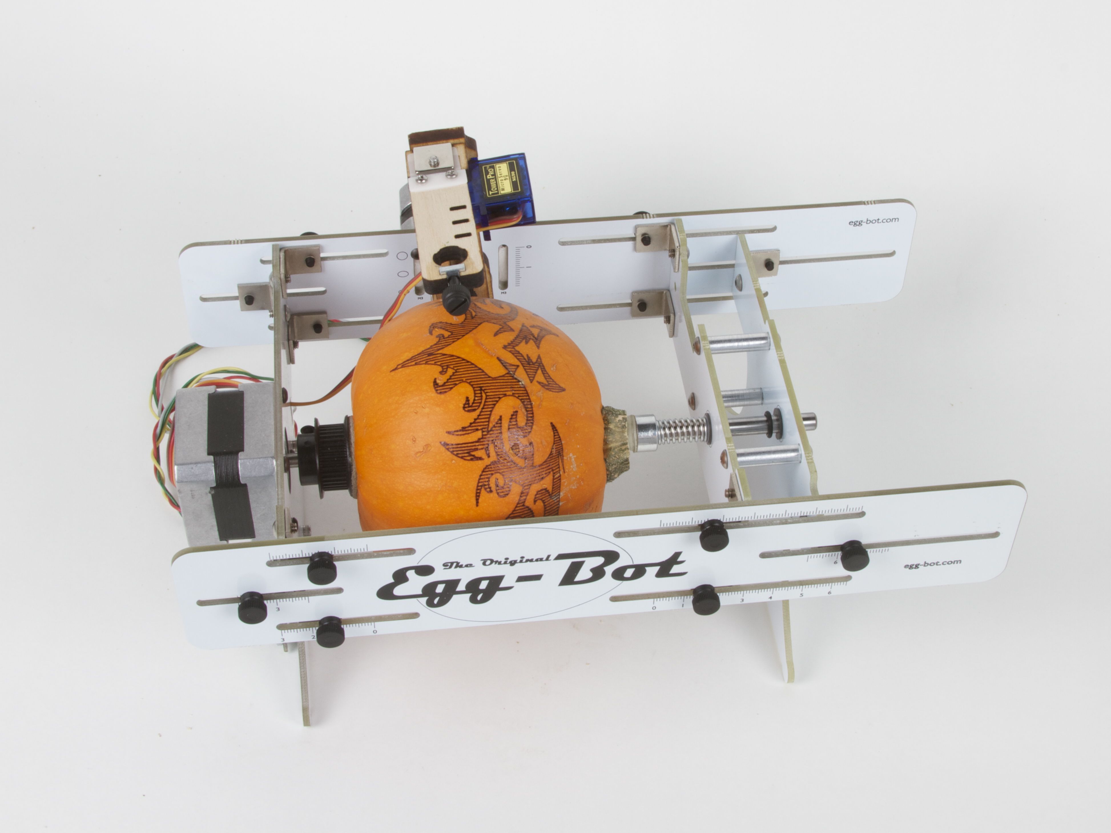 Bat tattoo pumpkin in eggbot