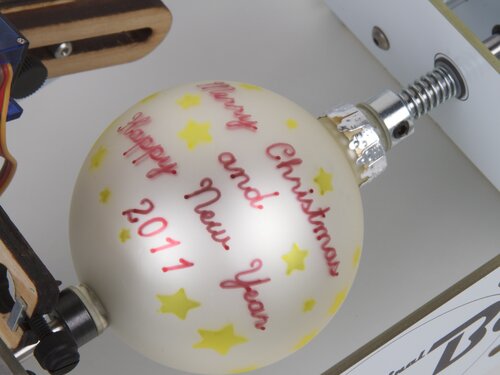 Ornament with Stars in Eggbot