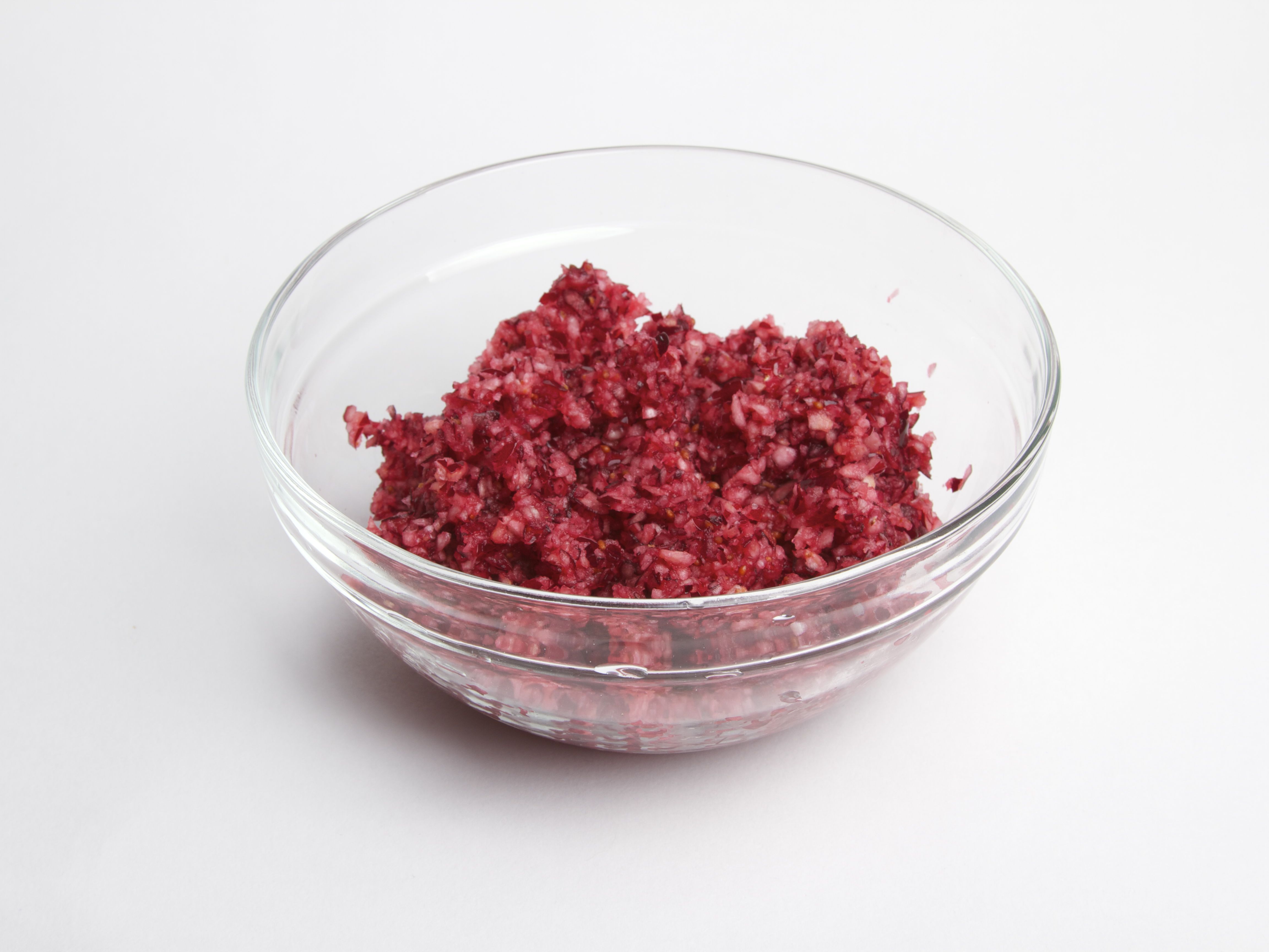 Cranberry Chutney: Chopped Cranberries