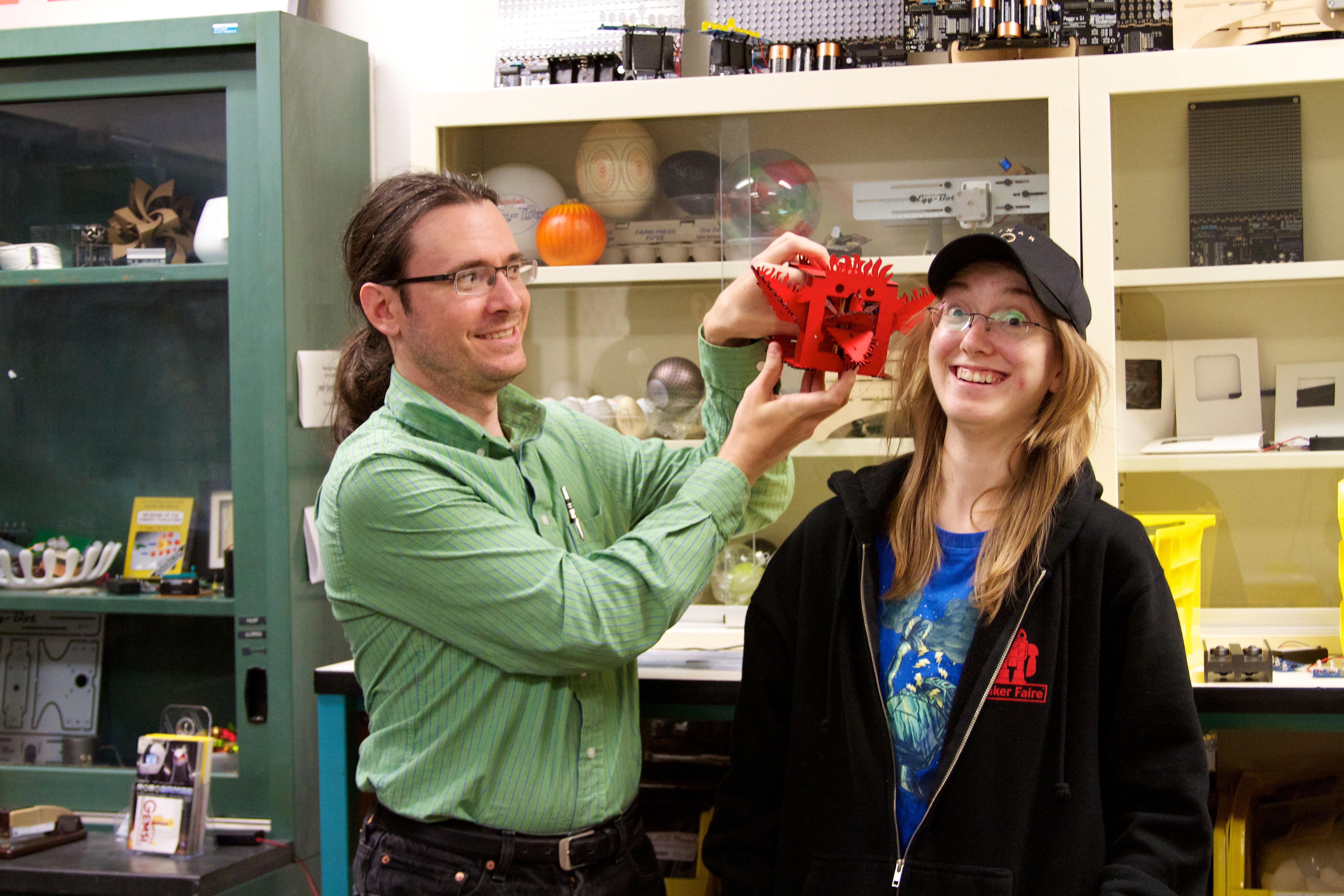 RobotGrrl @ Evil Mad Scientist 1