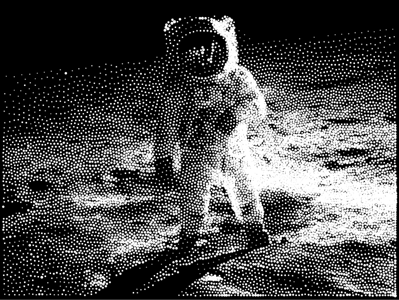 apollo - 10,000 white stipples