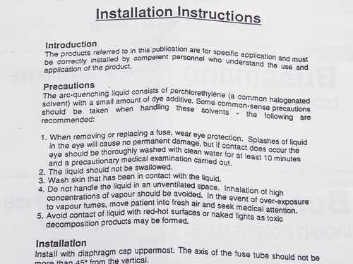 Liquid Power Fuse 12