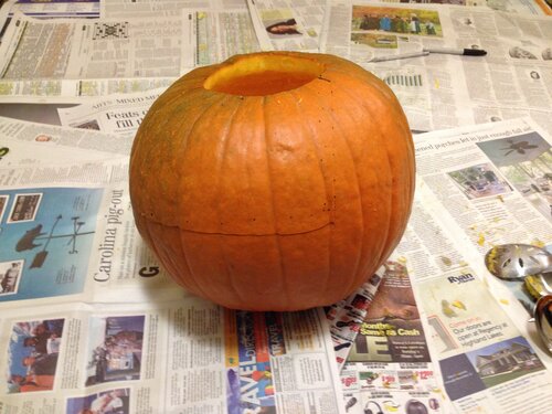 marking back opening