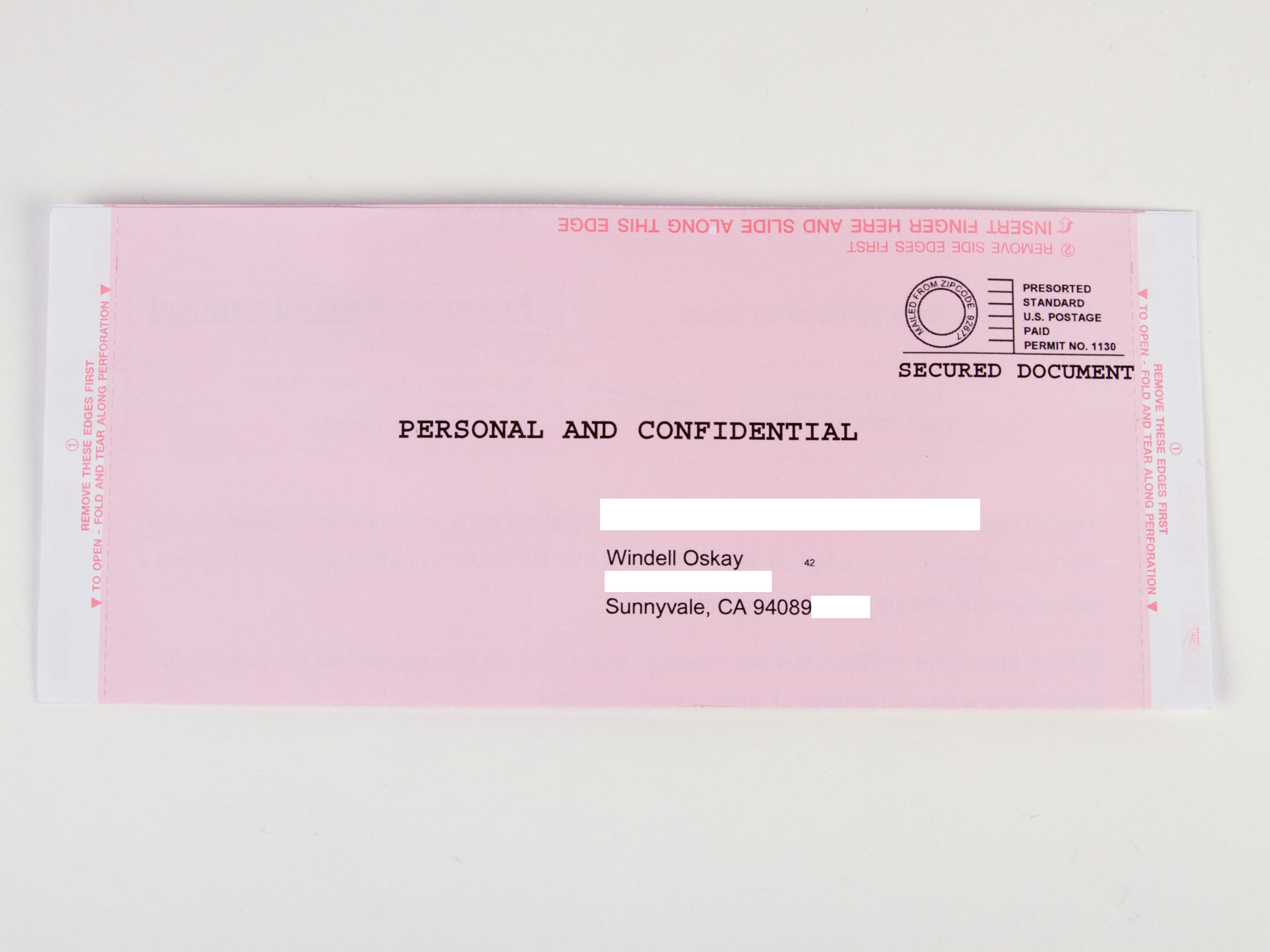 Important Envelopes 19