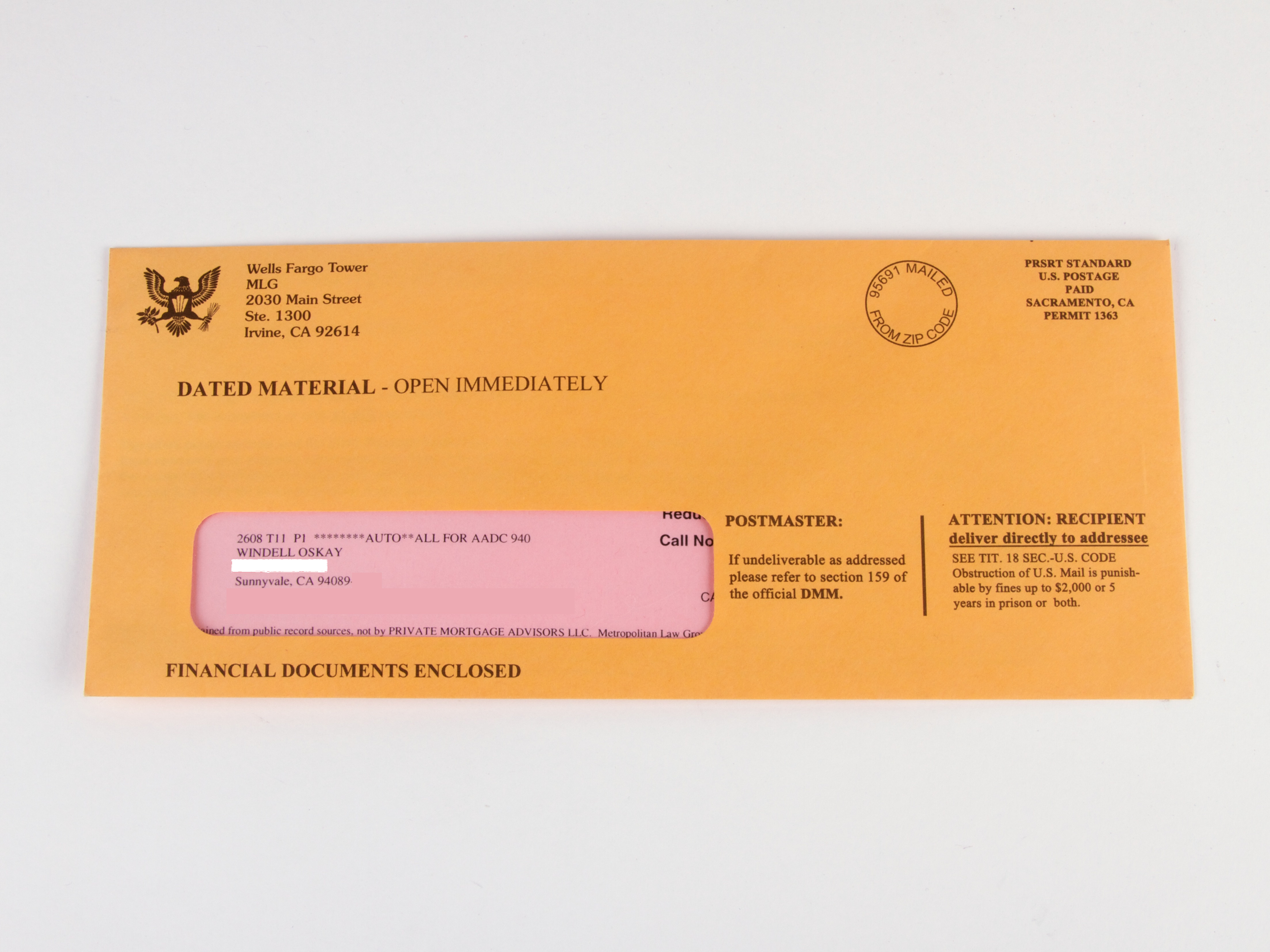 Important Envelopes 14