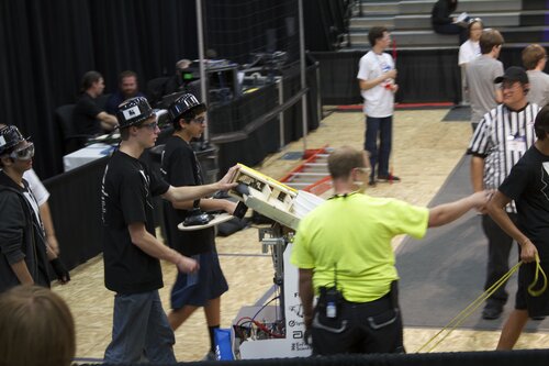 Heading to the field