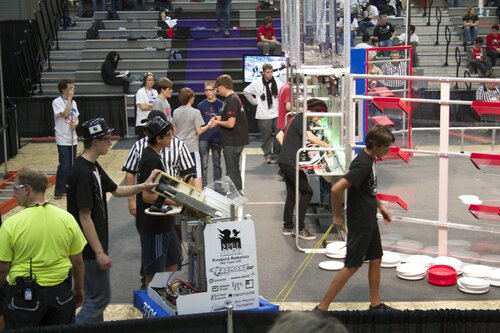 Heading to the field