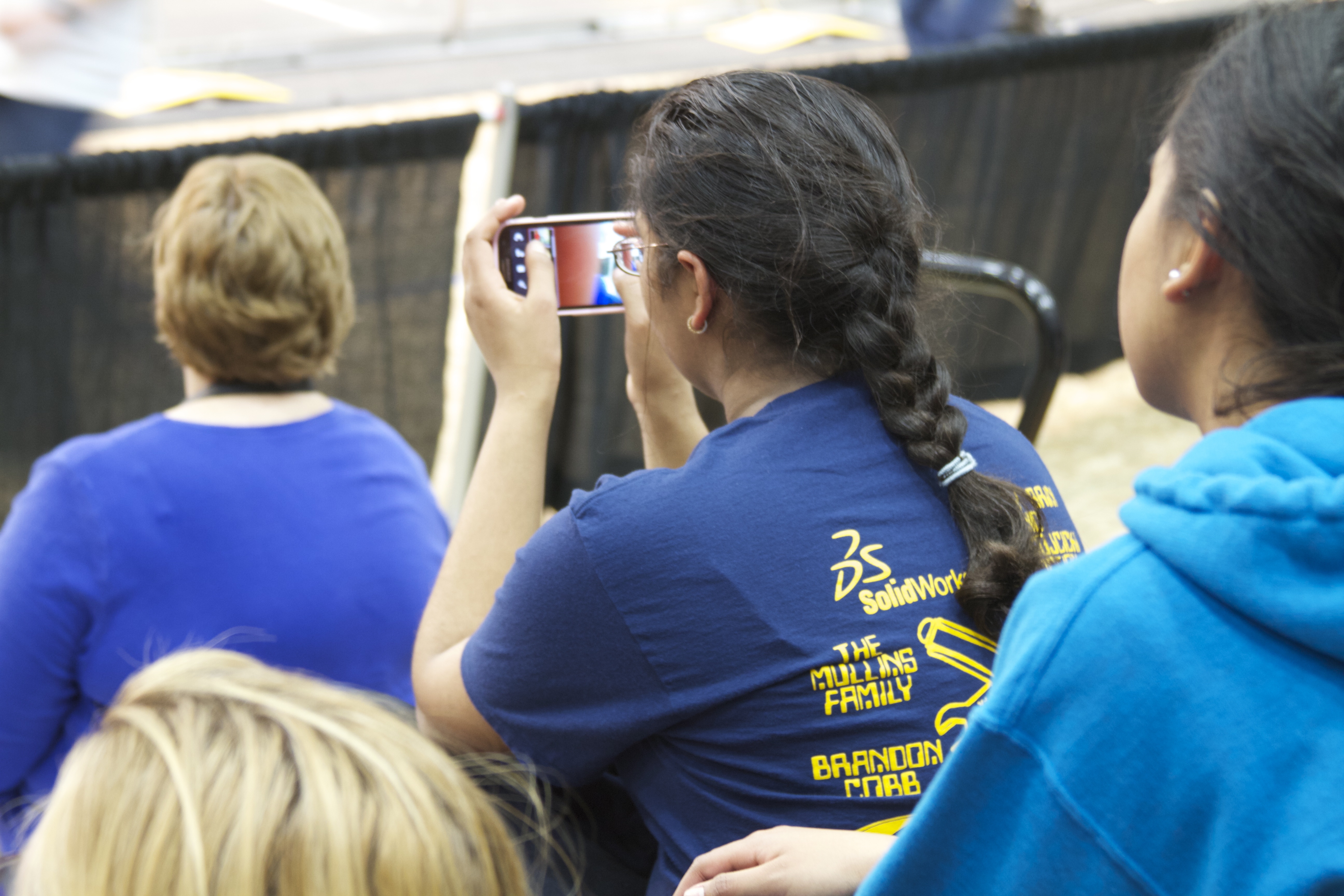 Everyone had smart phones