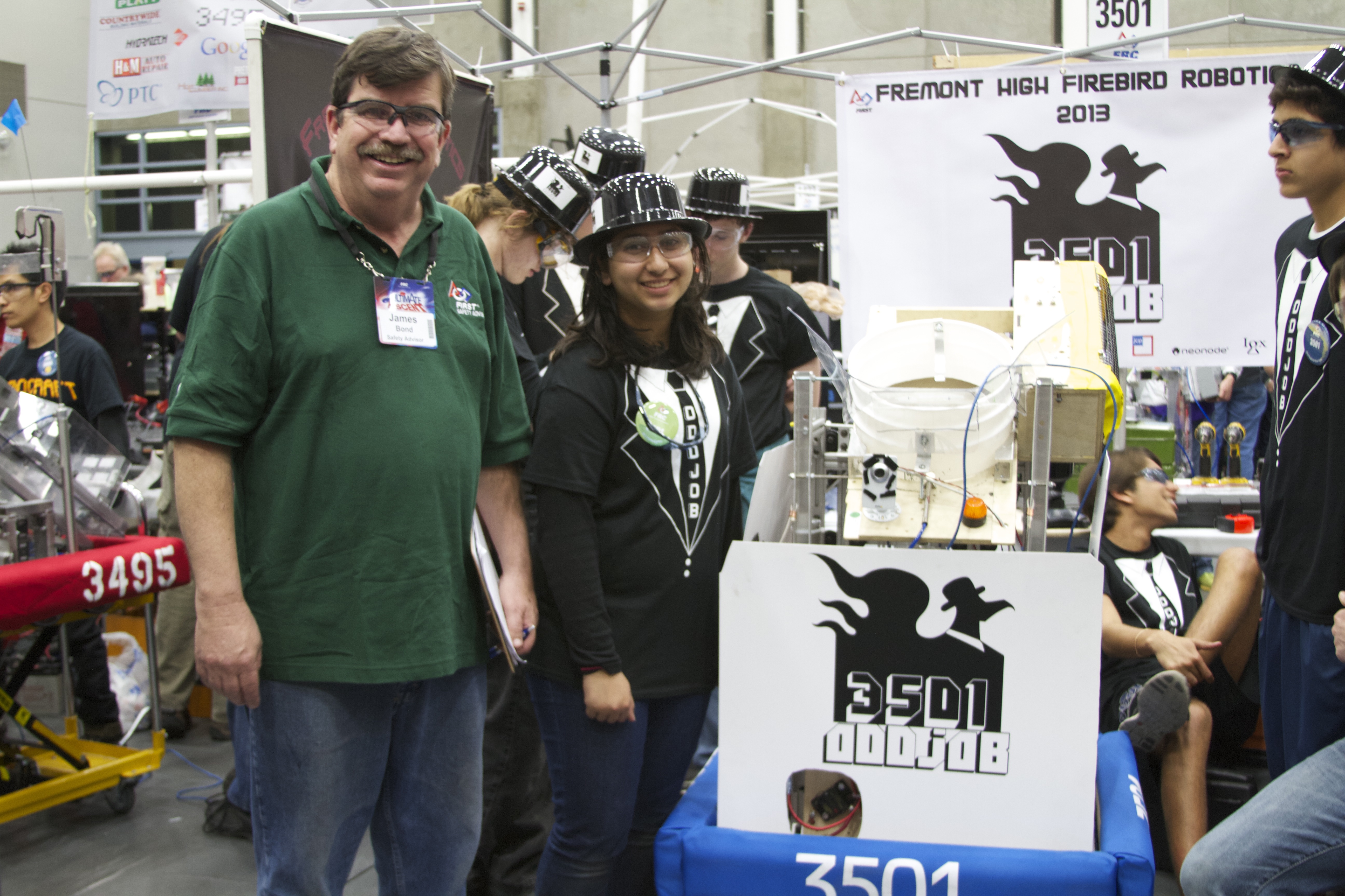 James Bond with Oddjob