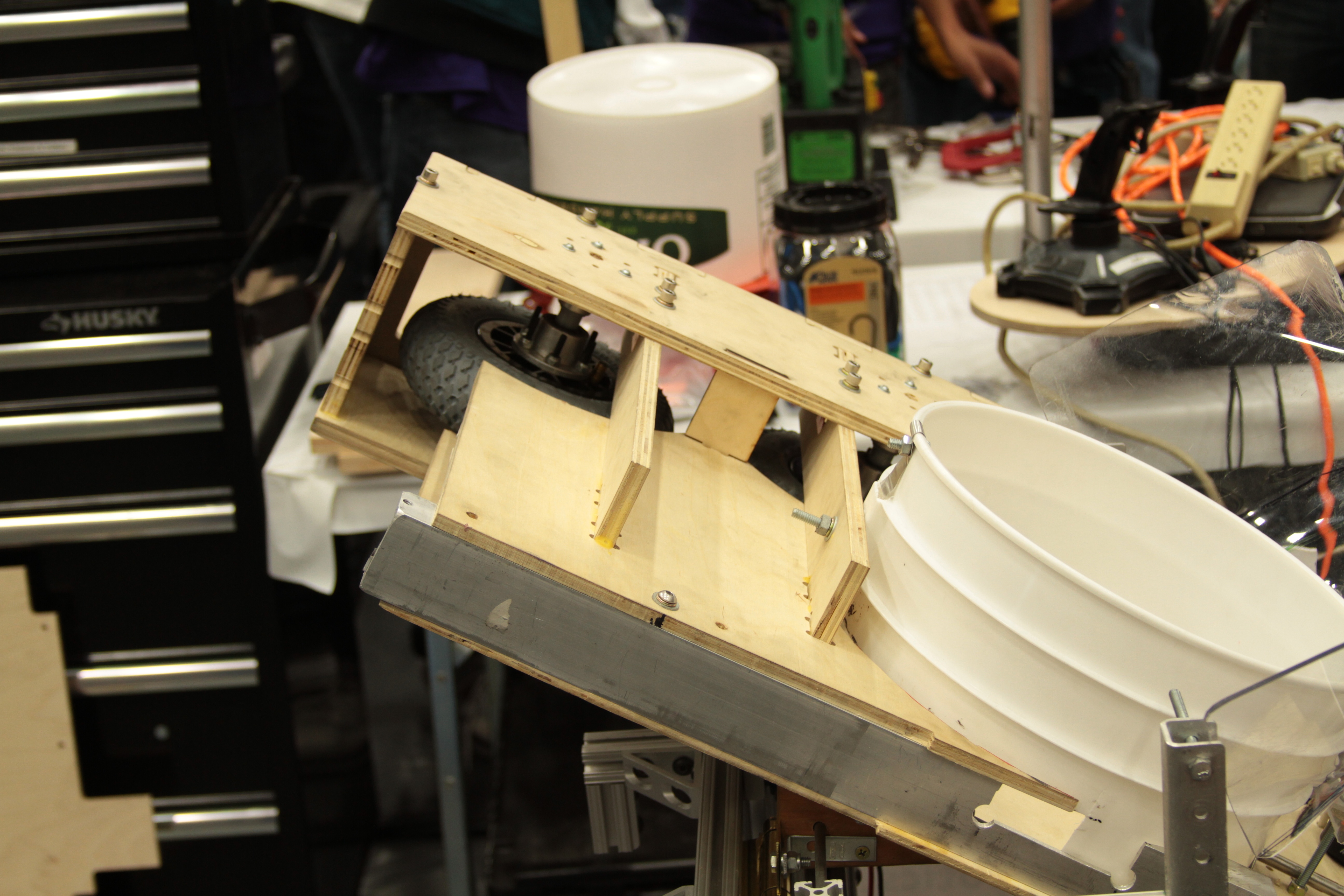 In the pit on Friday