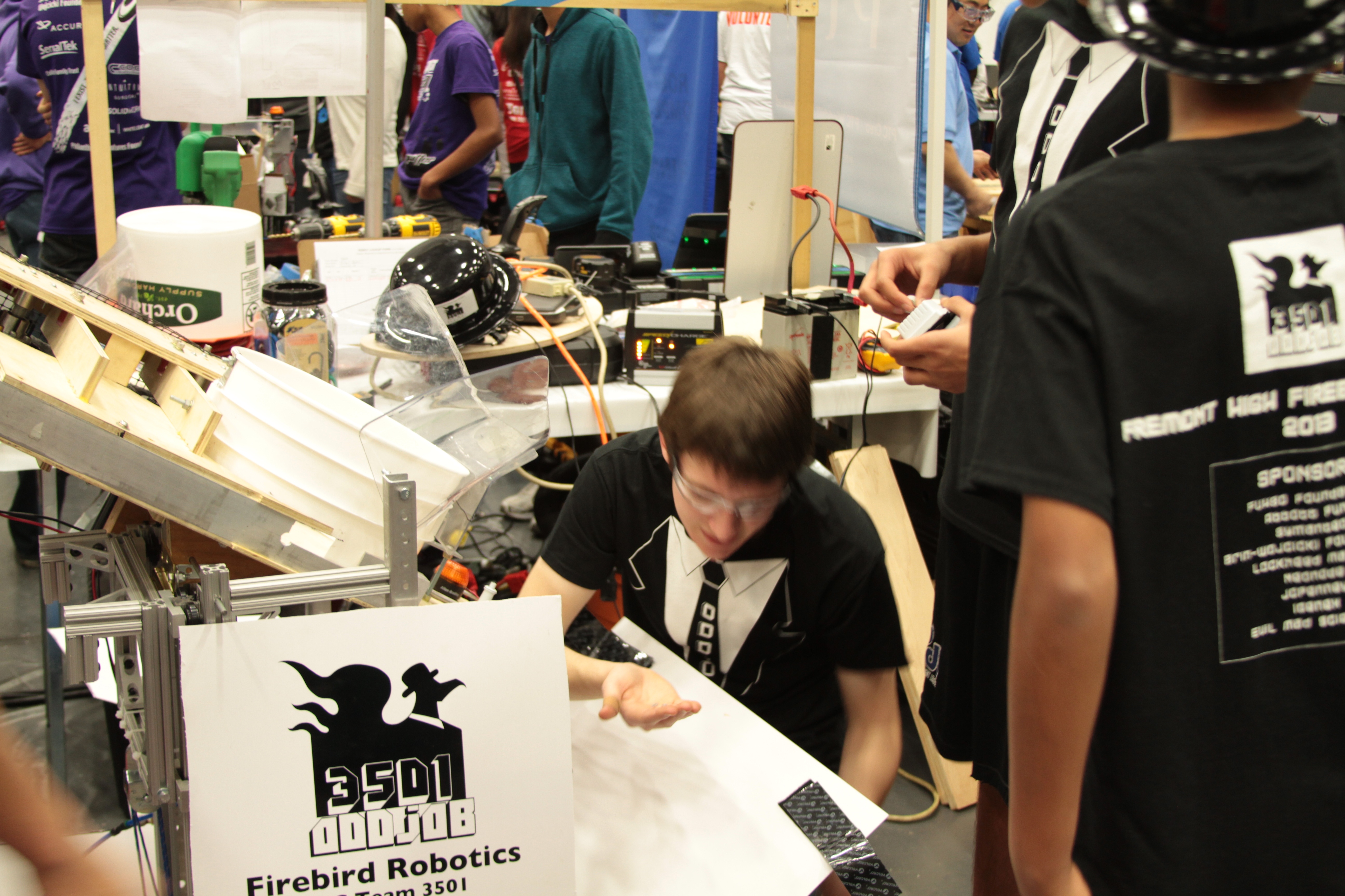 Working on the robot