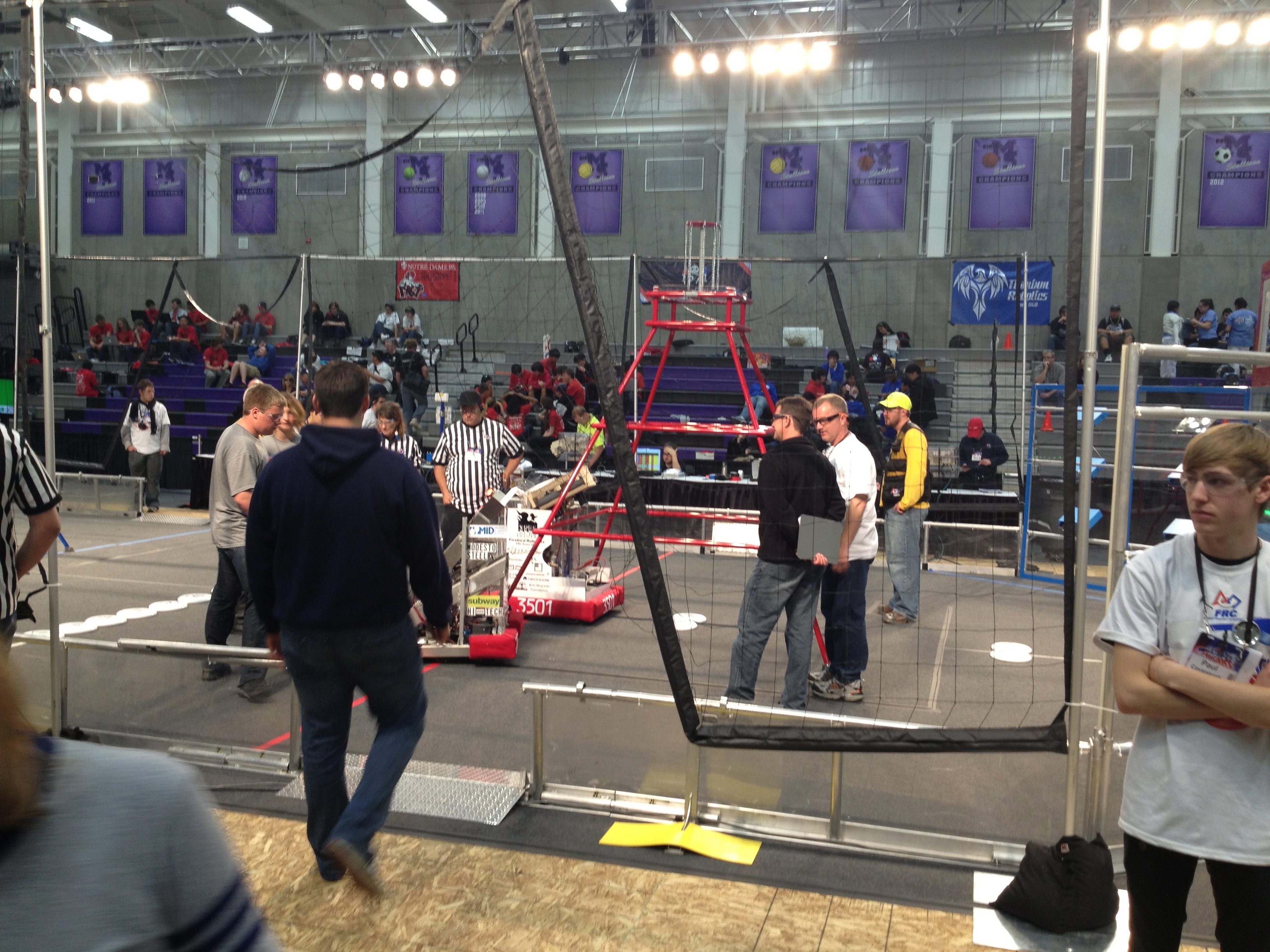 Practice match setup