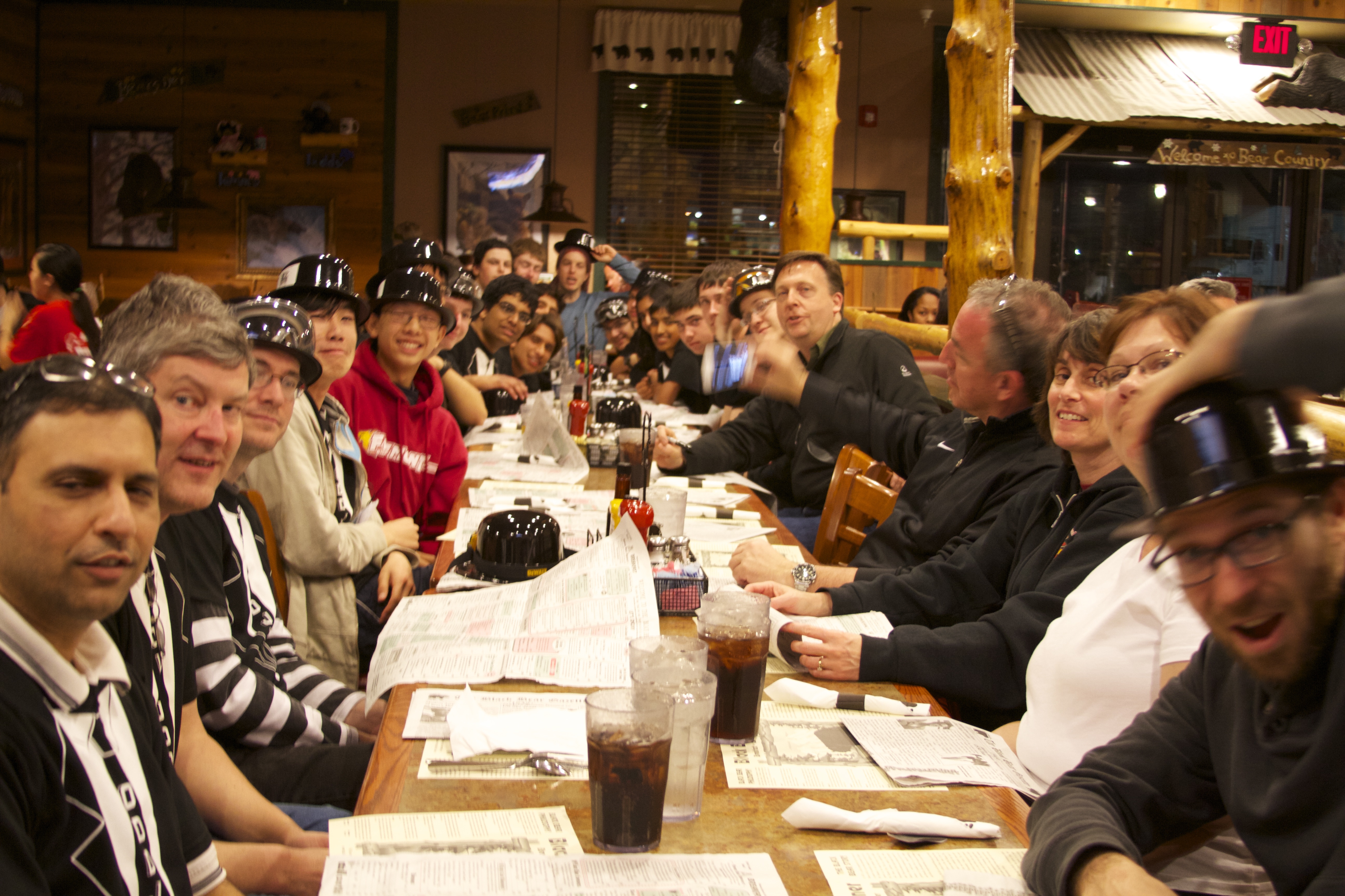 Team Dinner on Friday night