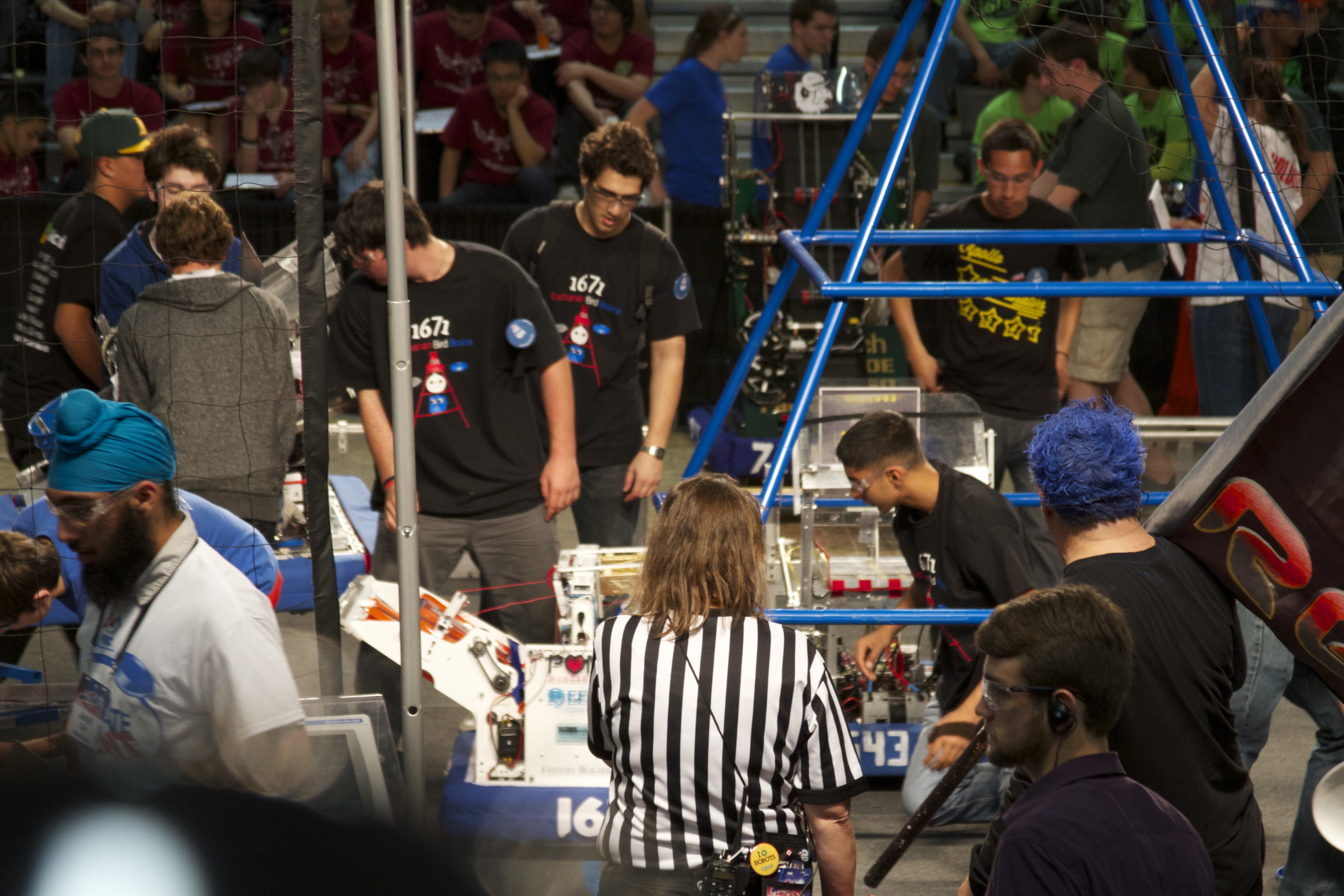 So many people on the field