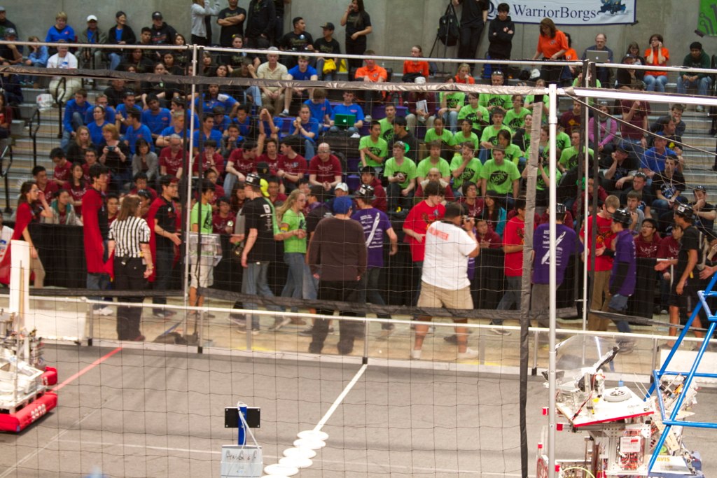 Shaking hands before finals