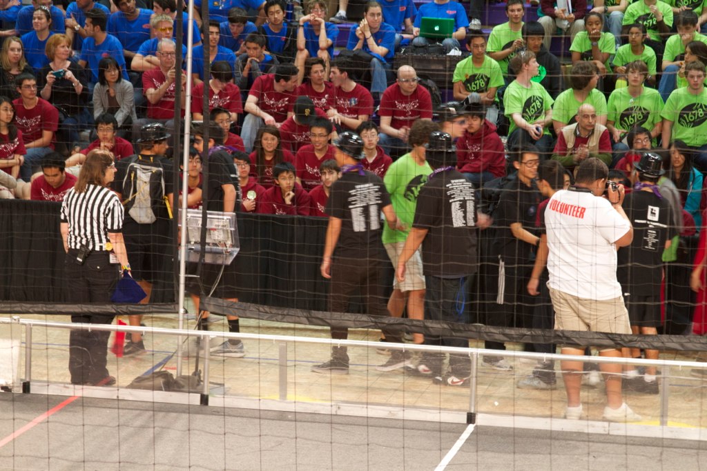 Shaking hands before finals