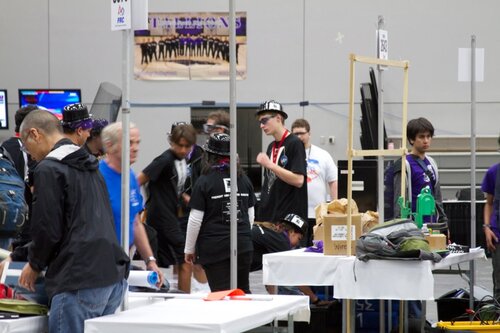 packing up and breaking down the pits