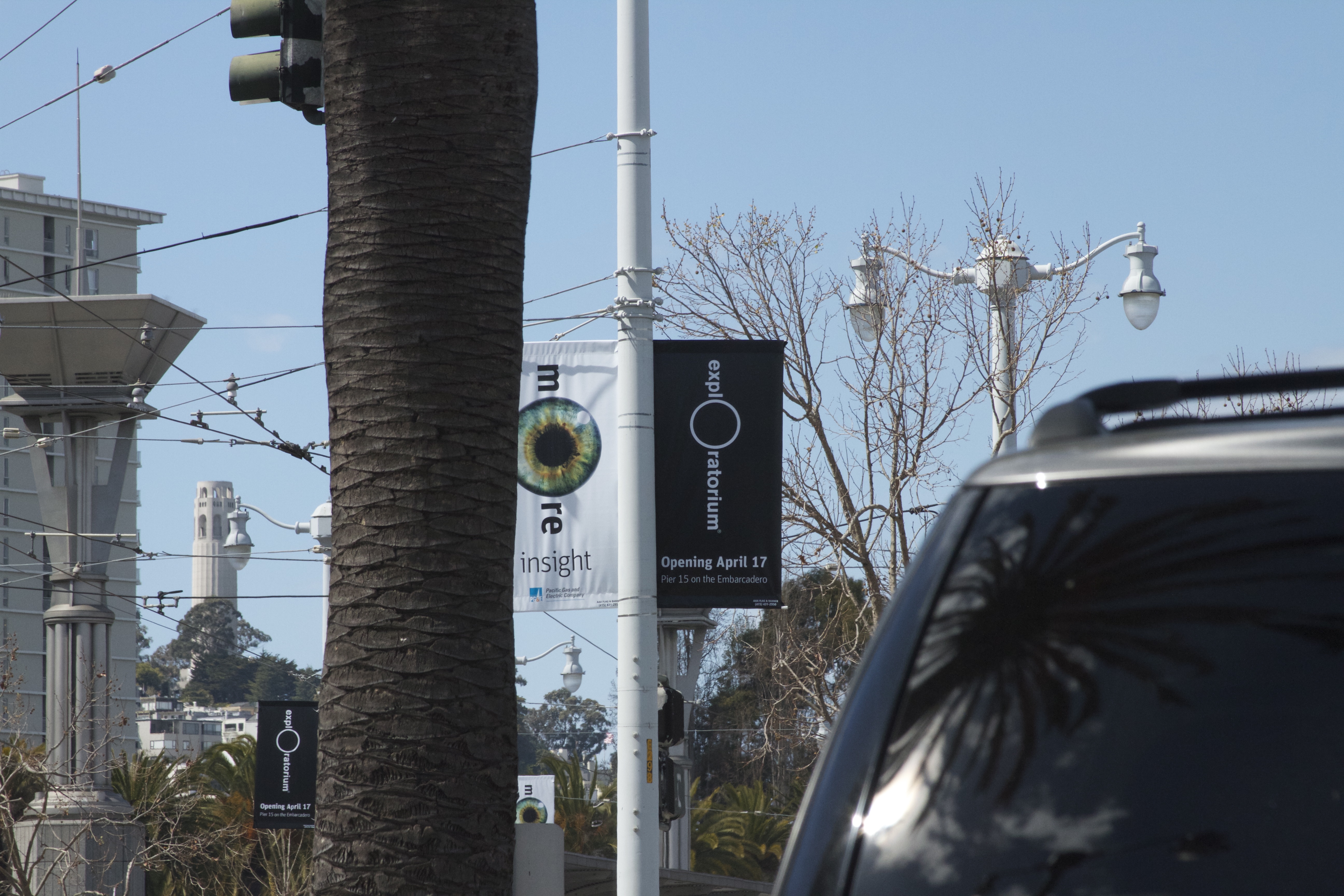 Exploratorium Banners on the Embarcadero